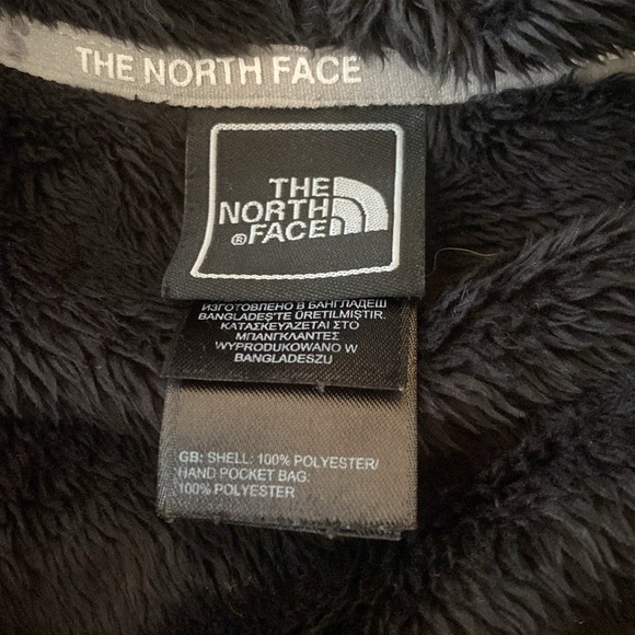 The North Face Girls Black Fleece Jacket Size L - Picture 3 of 8